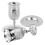 2 Set Shabbat Cup Set Metal Wine Goblet with Coaster 1