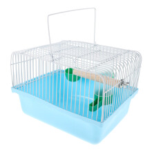 Portable Bird Carrier Cage with Water Dispenser for Small Parrots