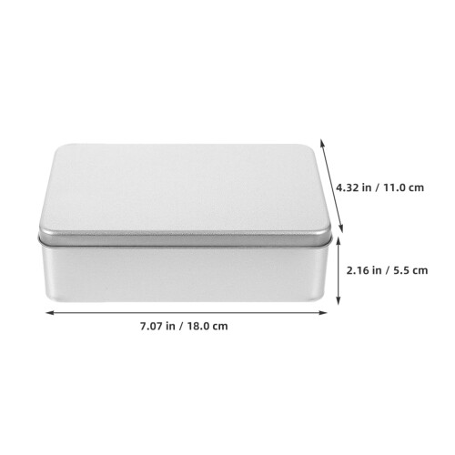 Baking Dessert Packaging Box 18.00x11.00x5.50cm Silver 1