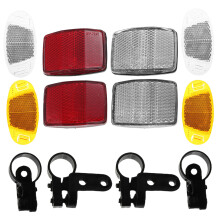 1set Bike Front and Rear Reflectors Wheel Kit