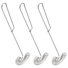 3St Rvs Handmixer Eierklopper Met Veer Spiraal Voor Keuken
