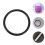 6pcs Rubber Singing Bowl Rings Replacement for Sound Bowl 11