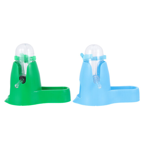 2 pièces automatique hamster gourde vert