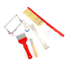 Beekeeping Tool 7-Piece Set Beekeeping Supplies Equipment Kit With Feeder Brush And Queen Catchers