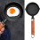 Mini Egg Pan Nonstick Cast Iron Omelette Pan Rust-Resistant Coating Scald-Proof Handle Skillet For Fried Eggs 4