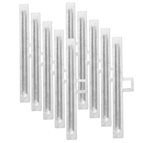 10Pcs Vertical Blind Repair Clips Silver Metal Replacement Tabs