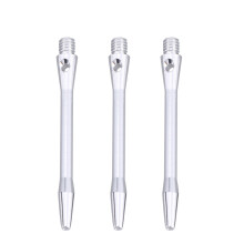 3 uds. varillas dardos aluminio 4,5 mm con rosca 2ba plata