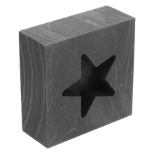 molde de grafito para fundición de metales y lingotes estrella