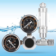 Präziser CO2 Aquarium-Regler mit Doppelanzeige & Blasenzähler