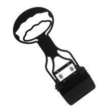 Pooper Scooper Foldable Long-Handle Poop Scooper Tool Kitten Poop Picker For Yard Garden Backyard Lawn Camping Black