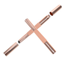 2 lippenpinsel doppelseitig silikon mit deckel für lipgloss & mehr