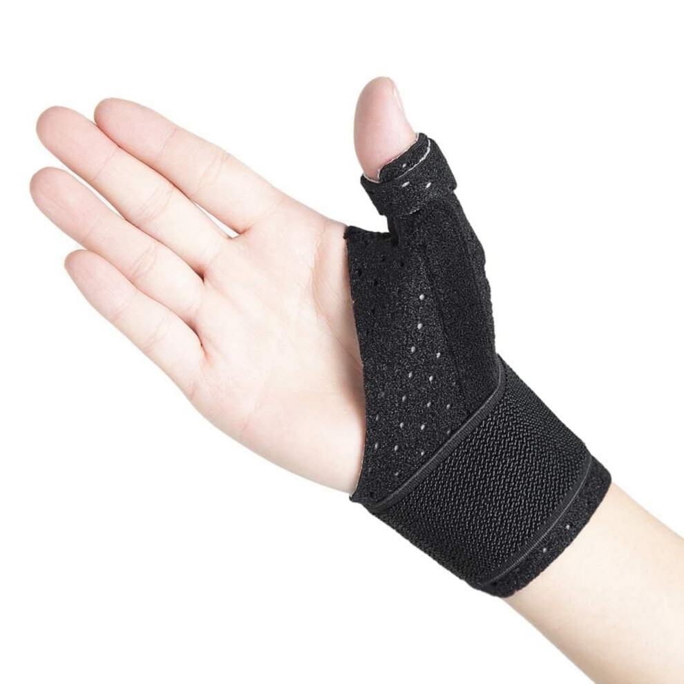 Reversible Thumb & Wrist Stabilizer Splint For Trigger Finger And Carpal Tunnel - Breathable Pain Relief