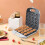 Donut Maker For Breakfast Non Stick Donut Maker With Double Sided Heating Efficient Even Heating Black 2
