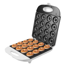 Donut Maker For Breakfast Non Stick Donut Maker With Double Sided Heating Efficient Even Heating Black