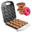 Donut Maker For Breakfast Non Stick Donut Maker With Double Sided Heating Efficient Even Heating Black 5