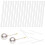 50Pièces Protections Anti-Allergiques Boucles D'oreilles Silicone 1
