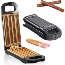 Churros Maker 850W Non-Stick Dessert Machine, Mini Portable Churro Maker, Oil-Free No-Fry Electric, Easy Clean