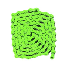 Bike Chain 94-Section Single Speed Carbon Steel Green Lightweight MTB Mountain Road Chain