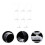 8pcs plastic watch holder display stand 3