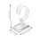 8pcs plastic watch holder display stand 7