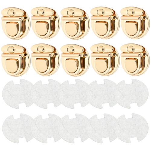 10 pezzi accessori borse con fibbie a pressione in ferro rigide
