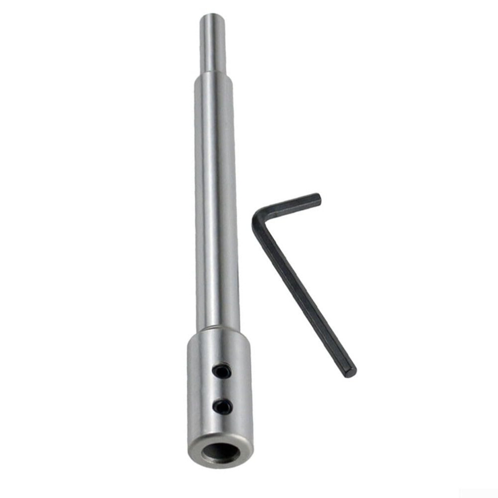 Woodworking Drill Bit Extension 3/8-Inch Round Shank Includes Hexagonal Spanner For Standard Drill Chucks 9016109912008