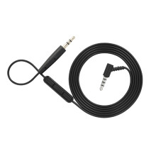 3,5 mm auf 2,5 mm Audiokabel mit Mikrofon, 150 cm Line-Control für Kopfhörer