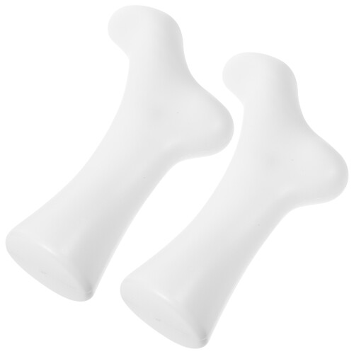 2 pezzi supporto per scarpe donna in plastica forma calzini