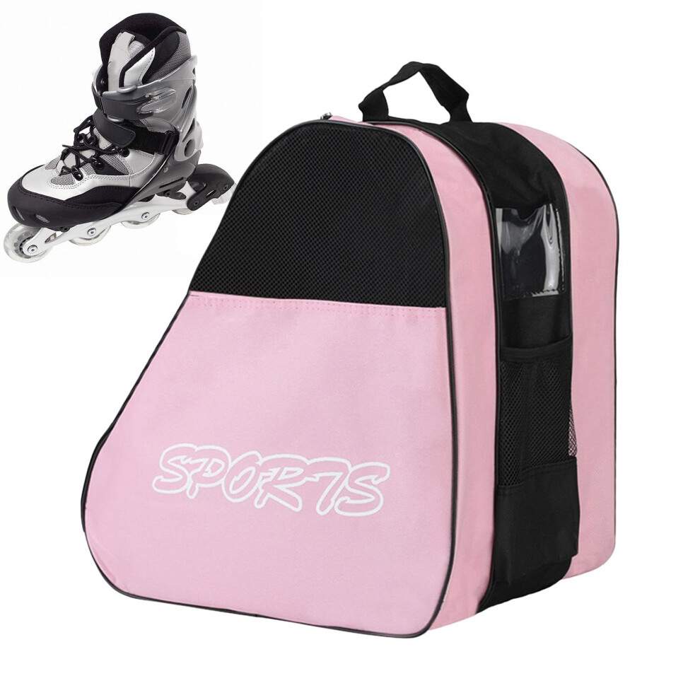 Bag Take-Up Bag For Roller Pad Storage, Oxford Cloth Shoes Carrying Clutch, Pink, For Kids Teens And Adults-image-OPC-PKJ56RK-NEW