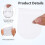 50 fundas protectoras transparentes y compactas para lengua, repuestos 7