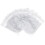 50 fundas protectoras transparentes y compactas para lengua, repuestos 10
