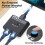 Multimedia Interface Switcher HD Two Way 1 Input 2 Output Display Selector for Projectors TVs and Monitors 5