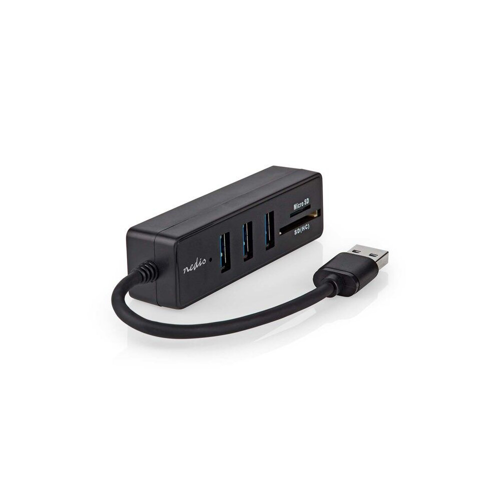 Usb Hub | Usb A Male | 3X Usb A Female | 5-Port Port(S) | Usb 3.2 Gen 1 | Usb Power | 5 Gbps | Sd & Microsd 5412810415731