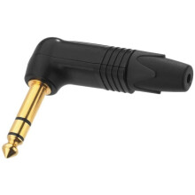 Fiches jack 6,35 mâles coudées NEUTRIK