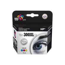 TB 12 ml couleur (cyan, magenta, jaune) remanufacturé cartouche d'encre (alternative pour : HP 300XL) pour HP Deskjet F2430,…