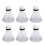 12 palline badminton plastica, ideali per interno ed esterno (bianco) 8