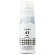 Musta mustesäiliö - Canon - GI-43BK - 60 ml - Yhteensopiva PIXMA G640 ja G540 - Suorasuihku
