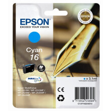 Epson T1622 Füllfederhalter Cyan Tintenpatrone