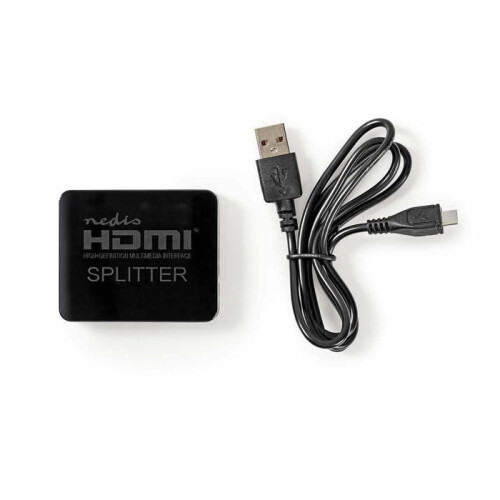 2 Ports | HDMI-Splitter | Schwarz 2