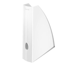 Porte-revue - LEITZ - WOW - Métallique - Blanc - Dimensions 75x312x258 mm