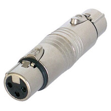 XLR Adapter XLR 3-Pin Hona - XLR 3-Pin Hona Silber