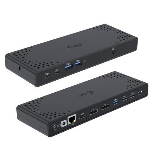 USB-C Dockingstation - I-TEC - Triple Display DS - 3 Monitore 4K - 100W - Schwarz 2