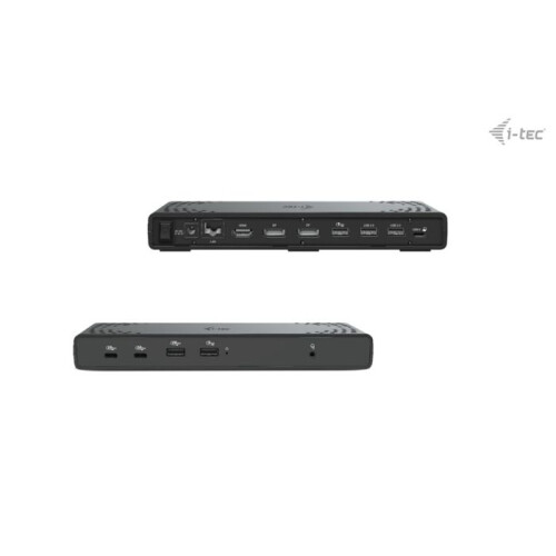 USB-C Dockingstation - I-TEC - Triple Display DS - 3 Monitore 4K - 100W - Schwarz 1