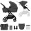 KINDERKRAFT - Cochecito combinado YOXI - 4 ruedas - Gris 3