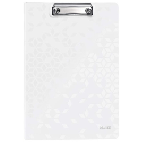 A4-Clipboard - LEITZ - 41990001 - Polyfoam-Abdeckung - Ergonomisches Design - Weiß