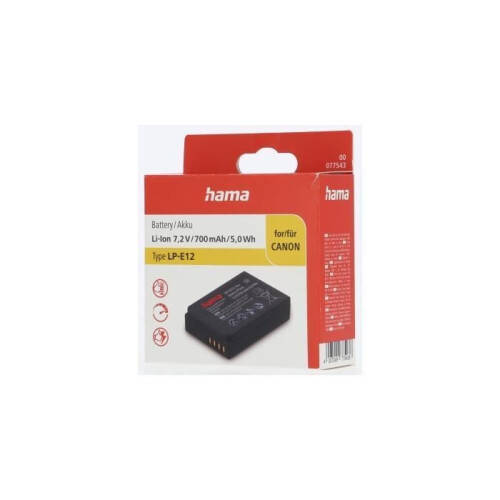 Hama Batería de litio-ion DP 543 para Canon LP-E12 2
