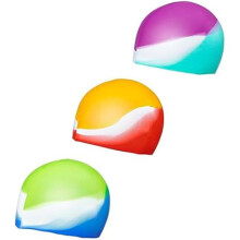 Badehaube - BESTWAY - Lil' Color Wave - Weiches Silikon - Mehrfarbig - 20x18 cm