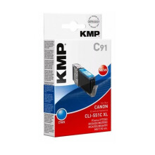 Cartouche d'encre cyan KMP C91 compatible avec Canon CLI-551 C XL