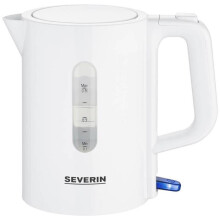 Bollitore da viaggio 0,5 L - SEVERIN - WK3462 - Senza BPA - 1 100 W - bollitore elettrico fornito con 2 tazze + 2 cucchiai, Bianco