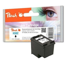 Peach PĂŞche TĂŞte dimpression noir compatible avec HP n 302BK-f6u66un - PI300-649